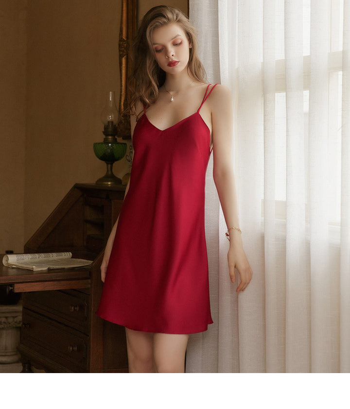 Scarlet Sway Satin Babydoll